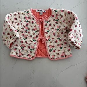 Emile et Ida Floral Quilted Jacket